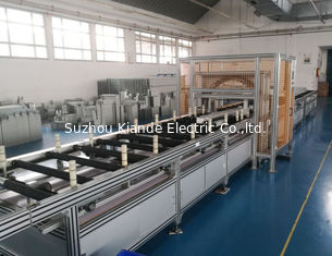 Automatic Busbar Packing Machine Sandwich Busway Wrapping Line 100mm 650mm