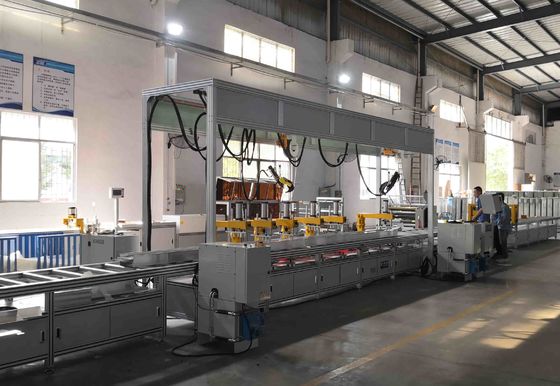 Automatic Four Piece Busbar Fabrication Machine 4.5m 6m Busway Assembly Production Line